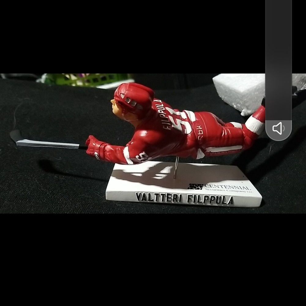 NHL Red and White Valtteri Filppula Figurine